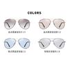 Moda clásica película Marina gafas de sol para hombre que cambian de color aluminio magnesio acero inoxidable gafas de sol inteligentes fotosensibles que cambian de color al por mayor