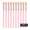 Pincel de sombra de ojos de esponja individual dos colores corazón de goma algodón pincel Halo para ojos palo de sombra de ojos de esponja herramientas de maquillaje de belleza al por mayor