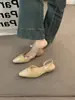 Sudeste Asiático Transfronterizo Más Vendido Zapatos para Mujer Talla Grande Tacón Bajo Punta Fina Punta Cerrada Sandalias de Dama Nuevos Franceses Suaves Mary Janes