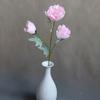 Rosa Jade Flor Artificial Rosa de Boda Flor Falsa Decoración de Guía de Camino para Salón de Bodas Flor Arreglo Floral para Sala de Estar Material Floral