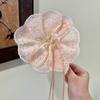 2025 Nuevo Scrunchie de Gama Alta se Encuentra con Encaje de Cuatro Capas Estilo Ballet Alice Clip Popular para Cabello Transmisión en Vivo