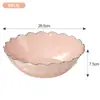 Bandeja de exhibición y almacenamiento de plástico de alta gama para uso comercial, mesa de centro de sala de estar de lujo ligero, bandeja exquisita para frutas y bocadillos para uso doméstico, disponible en varios colores