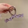 Horquilla de amor para mujer 2024, nueva pinza de tiburón, horquilla de sentido avanzado, pinza para el pelo con disco en la parte trasera, accesorio para la cabeza bonito.