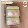 Bolsa de almacenamiento de ropa interior para dormitorio estudiantil, organizador de almacenamiento de sujetadores y lencería para colgar en la pared, bolsa de malla para almacenamiento de calcetines