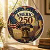 Ornamentos de Acrílico para Janela com Quebra-Cabeça para Celebração do 250º Aniversário
