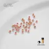 Cuentas Espaciadoras Chapadas en Oro Real de 18 Quilates Cuentas Sueltas Color que se Conserva Brillantes Cuentas Redondas Cuentas Doradas Material para Pulsera de Abalorios Hecha a Mano DIY Accesorios para Collares