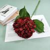 Pintura a óleo única de simulação Hortênsia paisagismo de auditório de casamento decoração floral adereços de fotografia de hotel flores artificiais