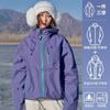 Jaqueta de Marca Grande Feminina 2025 Outono Nova Outdoor Três-Em-Um Sichuan-Oeste Xizang Super Bonita Casca Rígida Corta-Vento