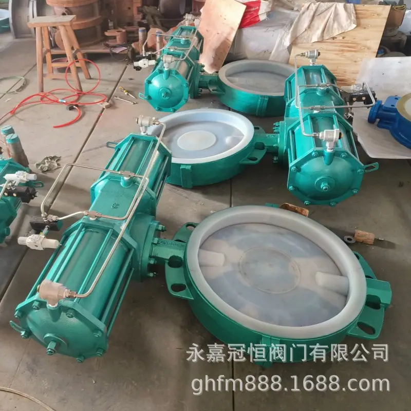 D671F46气动衬氟蝶阀