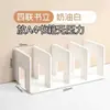 Soporte para libros, escritorio, almacenamiento de libros, artefacto, tablero divisor, estante de escritorio, carpeta de archivos de libros de acrílico transparente
