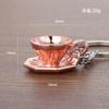 Criativo 3D Estéreo Café Chaveiro Pingente Café Comemorativo Pequeno Presente Carro Chaveiro De Metal Personalização