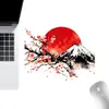 Fornecimento Especial Transfronteiriço de Mouse Pad Flor de Cerejeira Tinta, Tapete de Mesa para Jogos Estilo Japonês, Pad Espessado Antiderrapante para Teclado de Computador Atacado