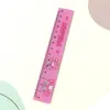 Régua de 15cm de desenho animado, material escolar para estudantes, materiais fofos de aprendizado para alunos do ensino fundamental, brindes pequenos de recompensa para a turma atacado