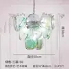 Candelabro pequeño de cristal artesanal vintage francés, candelabro Murano para dormitorio comedor, lámpara de mesa de lujo ligero estilo mediados de siglo para estudio bar, hierro