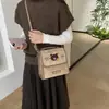 Mini Mochila Escolar Estampado de Leopardo para Estudiantes Mochila de Osito Linda Estilo de Dibujos Animados Nuevo 2026 para Niñas