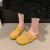 Mules de verano para mujer con punta abierta para uso en exteriores, zapatos Birkenstock retro de estilo coreano, modernos y versátiles, que aumentan la altura, nuevo modelo primavera-verano 2026