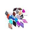Accesorios de Diamantes de Imitación Rombos Multicolores Acrílicos 14*24 Rombos Diamante Cosido a Mano Materiales de Decoración para Joyería Otro Ninguno