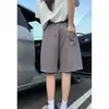Novedad de Primavera Estilo Americano Shorts Rasgados de Moda para Hombre Pantalones Cortos de Verano de Cinco Puntos Pierna Recta Deportivos Sueltos Cómodos Pantalones Casuales