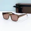 Gafas de Sol Cuadradas de Lujo de Diseñador Uv400 para Estrellas Hombres y Mujeres Protección contra Radiación Ultravioleta Uv400 Protección Uv400 Ft0907