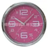 Marco de Reloj Plateado Electrochapado de 9 Pulgadas Reloj de Pared de Plástico Fábrica Venta al por Mayor Reloj de Cuarzo Silencioso Soporte para Logo Reloj Publicitario