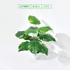 12 Plantas Verdes ArtificialesPlantas Verdes Simuladas, Plantas Falsas en Maceta para Decoración de Sala de Estar Interior, Plástico Pequeña Planta Bonsái Paisajismo