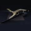 Juego de tres piezas espada espada anime cosplay accesorio juego katana japonesa wakizashi espada Hecha a mano acero real 1045