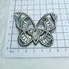 Novo Strass Diamante Quente Borboleta DIY Material de Joalheria Acessórios de Cabelo Presilha Fivela de Sapato Material para Sapato Chapéu Roupa Acessórios para Bolsa