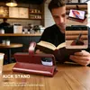 Capa para Celular Redmi Note14/Note13/14C Padrão Cavalo Maluco Flip Cover com Porta-Cartões e Suporte Capa Protetora