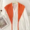 Pañuelo Triangular de Diseño de Nicho para Primavera y Verano, Pañuelo Pequeño Hueco Estilo Francés, Pañuelo para la Cabeza de Mujer, Protector de Cuello Amigable con la Piel, Pañuelo Pequeño para el Cuello, Para Usar en Capas, Cubre Cadera