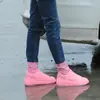 Cubrezapatos de Látex Impermeable Cubrezapatos de Playa Moda Viaje Exterior Día Lluvioso Viaje Zapatos de Lluvia para Hombres y Mujeres Zapatos de Agua Fábrica Venta al por Mayor