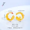 Set de Joyería Étnica Chapado en Oro de Xinjiang con Pendientes de Pluma de Perla Incrustados de Diamantes y Colgante, Cadena Versátil de Alta Gama para la Clavícula