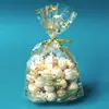 Bolsa Pequena de Bolo Fofa Bolsa de Presente de Aniversário Infantil Saco de Embalagem Transparente para Presente de Doces Biscoitos Lanches