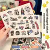 Adesivos Personalizados Customizados à Prova d'Água em Vinil com Impressão Offset, Relevo e Design de Desenho Animado - Personalização de Adesivos Artesanais de Guangdong