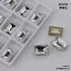 Pedras de Strass para Unhas Estilo Japonês da Moda, Brilhantes K9 Branco Irregular com Base Pontiaguda Multifacetado Réplica 1:1 Decorações de Strass para Unhas Usáveis