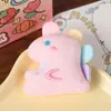 Pendente de Pelúcia de Dinossauro Colorido Criativo Broche de Boneca Dinossauro Cartoon Fofo Acessórios de Joias de Boneca Fofa