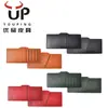 Bolsa de mano larga de cuero ultradelgada de color liso para tarjetas Amazon, accesorios para bolso de mano, tarjetero de cuero, regalos de comercio exterior, venta al por mayor