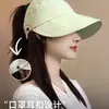 Gorra de verano para el sol, gorra que se puede atar para coleta, gorra de red, todo partido, color liso, gorra de béisbol, sombrero para el sol para exteriores, venta al por mayor