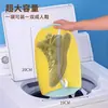 Bolsa específica para lavar zapatos en lavadora, diseñada para un uso fácil, previene la deformación de los zapatos durante el lavado, cuenta con un filtro doméstico e incluye un cepillo para zapatos grueso de cerdas suaves - un artículo imprescindible para la limpieza de zapatos