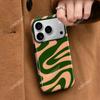 Funda Popular para Teléfono con Bloques de Color y Patrón de Olas del Sudeste Asiático Adecuada para Apple 17Pm Película de Doble Capa 16Pm Funda Protectora Venta al por Mayor