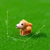 Micro-paisagem Gatinhos Pretos e Brancos Fofos Raposas Animais Pequenos Série Jardinagem Paisagismo DIY Acessórios Decorativos Pequenos Enfeites