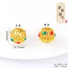 Loja de Joias da Dinastia Tang Mesmo Estilo Ouro de Areia Vietnamita Acessórios DIY Contas Espaçadoras de Moeda Contas Espaçadoras de Hortênsia Acessórios de Contas Soltas