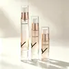 Botella de spray de vacío de pequeña capacidad para loción de 5 ml, 10 ml, 15 ml, hecha de material AS, tamaño de viaje portátil para muestras de cuidado de la piel