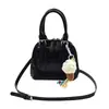 Bolso Bowling de Lujo de Nicho Estilo Universitario Retro, Bolso Boston de Hombro Versátil y de Moda para Mujer