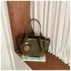 Bolsa de Mão de Nicho Estilo Coreano Feminina 2026 Nova Retro Relaxada Bolsa Saco Cor Sólida Casual para o Dia a Dia Bolsa de Ombro Único