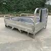 Acessórios de Modificação de Cabine para Triciclo Elétrico de Aço Inoxidável, Modelo Novo Triciclo de Motocicleta Veículo Agrícola Autodescarregável Caixa Traseira