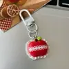 Llavero Colgante de Encaje de Dibujos Animados Fruta Corazón de Chica Estudiante Mochila Escolar Estuche Mejor Amigo Colgante Exquisito