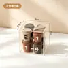 BNBSDustproof Caixa de Armazenamento para Sachês de Chá Mesa Caixa Organizadora de Sachês de Café Creamer Plástico Organizador Caixa de Armazenamento