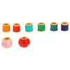 Cor forte que não desbota areia dourada acessórios diy esmalte contas pequenas contas de lanterna contas de abóbora contas de barril pequeno material para pulseira colar