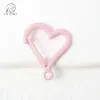 Llavero Colgante con Hebilla de Resorte Especial en Forma de Corazón de Melocotón para DIY, Hebilla para Perro, Juguete, Muñeca de Corazón de Melocotón, Hebilla Colgante para Bolsa, Llave de Coche