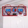 Canasta de Baloncesto Plegable para Niños, Aro de Baloncesto para Colgar en la Pared, Soporte de Baloncesto para el Hogar, Canasta de Baloncesto Móvil para Exteriores con Ruedas al por Mayor